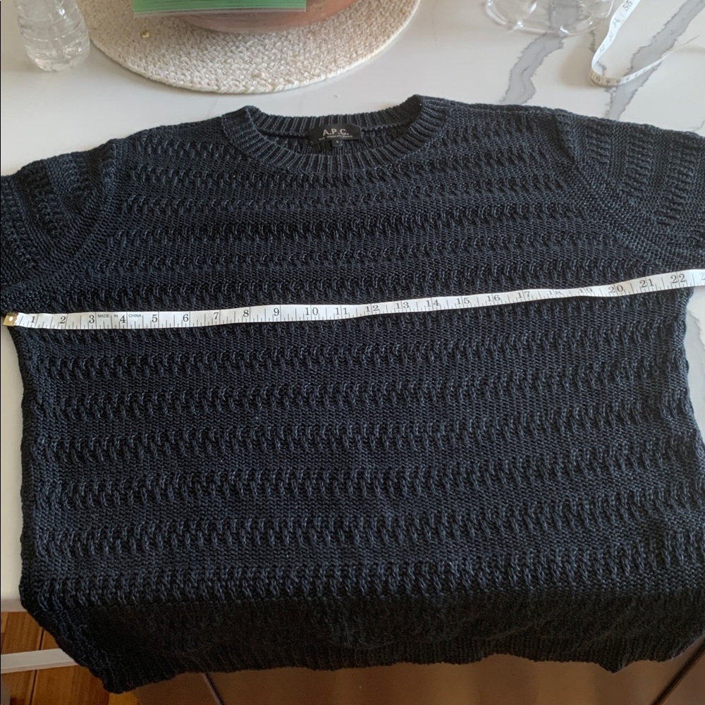APC Men’s Sweater, Sz Small Linen Chunky - Picture 7 of 8